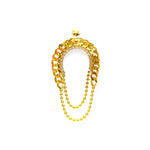 Load image into Gallery viewer, Gold Chain Küpe