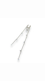 Load image into Gallery viewer, Taşlı Zincir Kıkırdak Küpe