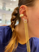 Load image into Gallery viewer, Zincir Kalp Küpe