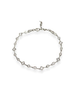 Load image into Gallery viewer, İnce Taşlı Beyaz Bileklik