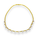 Load image into Gallery viewer, Üçgen Taşlı Yassı Kolye