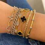 Load image into Gallery viewer, Minik Taşlı Sıra Bileklik