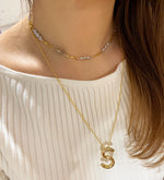 Load image into Gallery viewer, S Büyük Harf Kolye