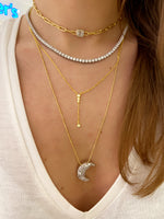 Load image into Gallery viewer, Büyük Ay Kolye