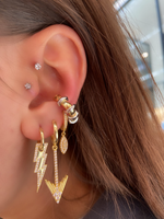 Load image into Gallery viewer, Kare Kıkırdak Küpe