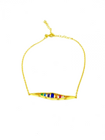 Load image into Gallery viewer, Çok Renkli Taşlı Halhal