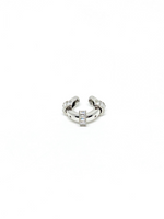 Load image into Gallery viewer, Baget 3 Taşlı Yuvarlak Kıkırdak Küpe