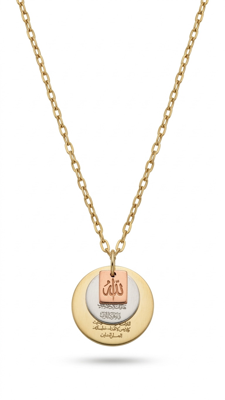 Yuvarlak Dua’lı Kolye