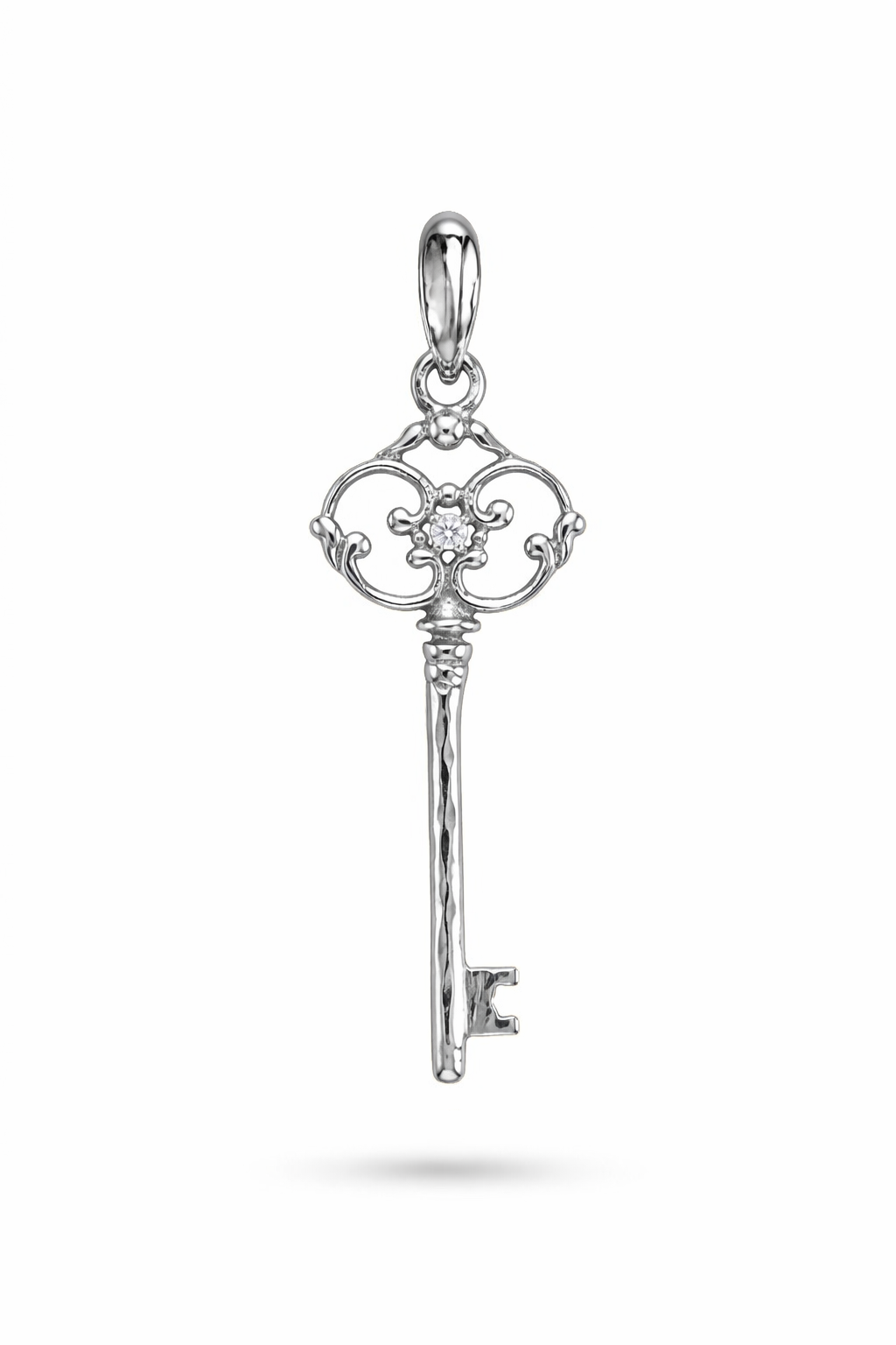 Silver Anahtar Charm