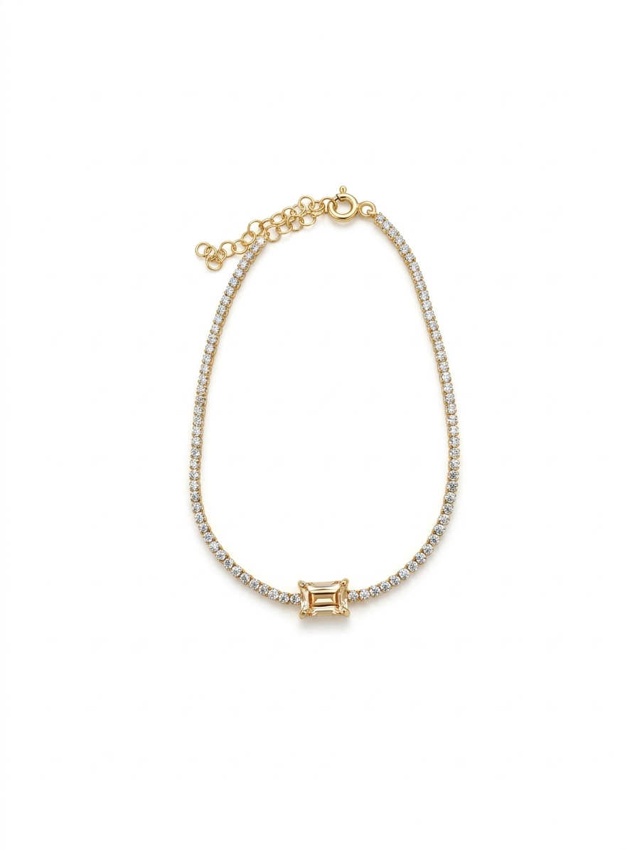 Dikdörtgen Taş Bileklik