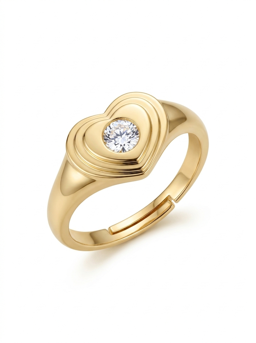 Kalp Vintage Yüzük