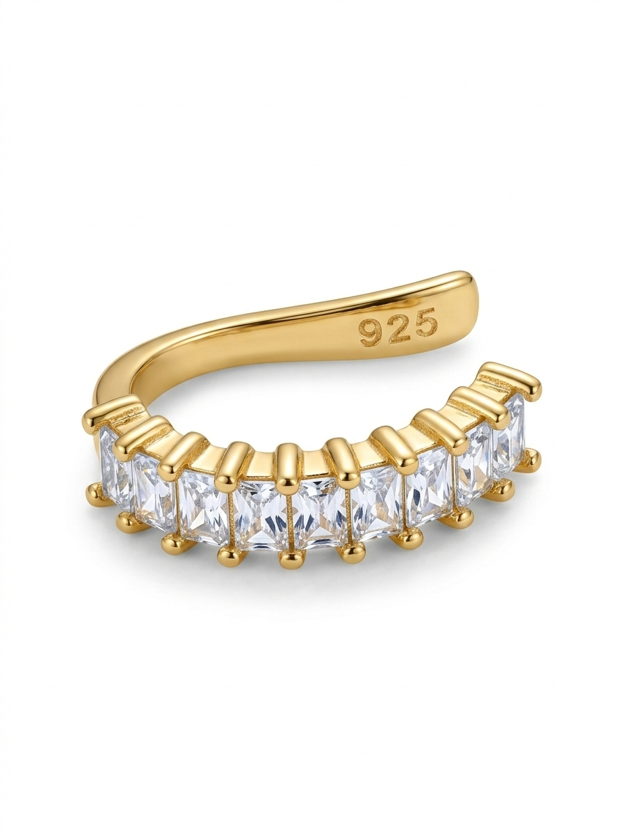 Baget Taşlı İthal Kıkırdak Küpe