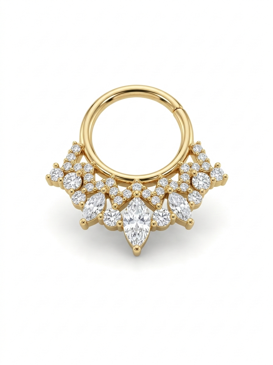 Halka ithal Gold Piercing