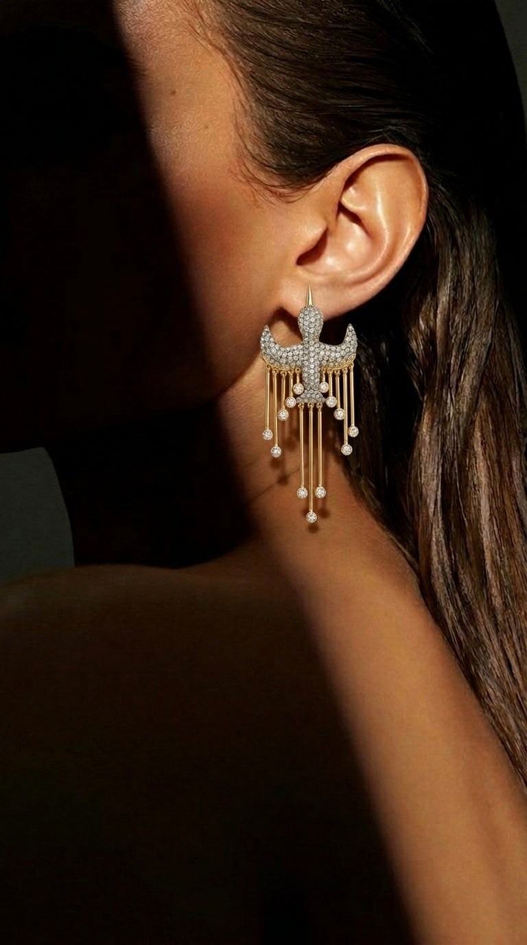 Kırlangıç Küpe Gold