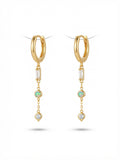 Sallantılı Opal Küpe
