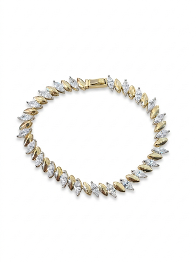 İthal Taşlı Gold Bileklik