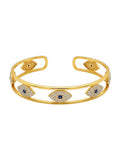 Eye Clamp Bracelet