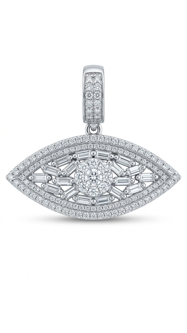 Gözlü Taşlı Charm