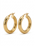 Gold Halka Küpe