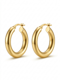 Gold Halka Küpe