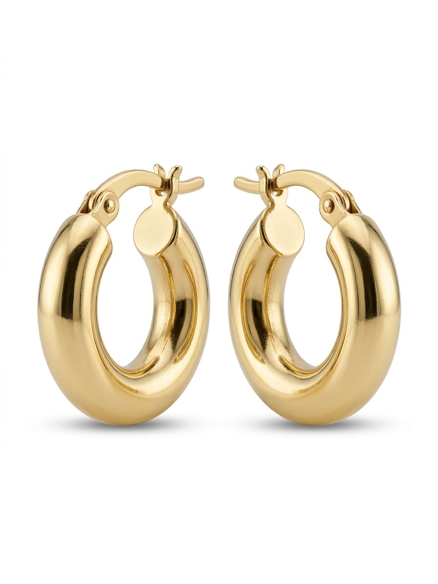 Halka Gold Küpe Küçük