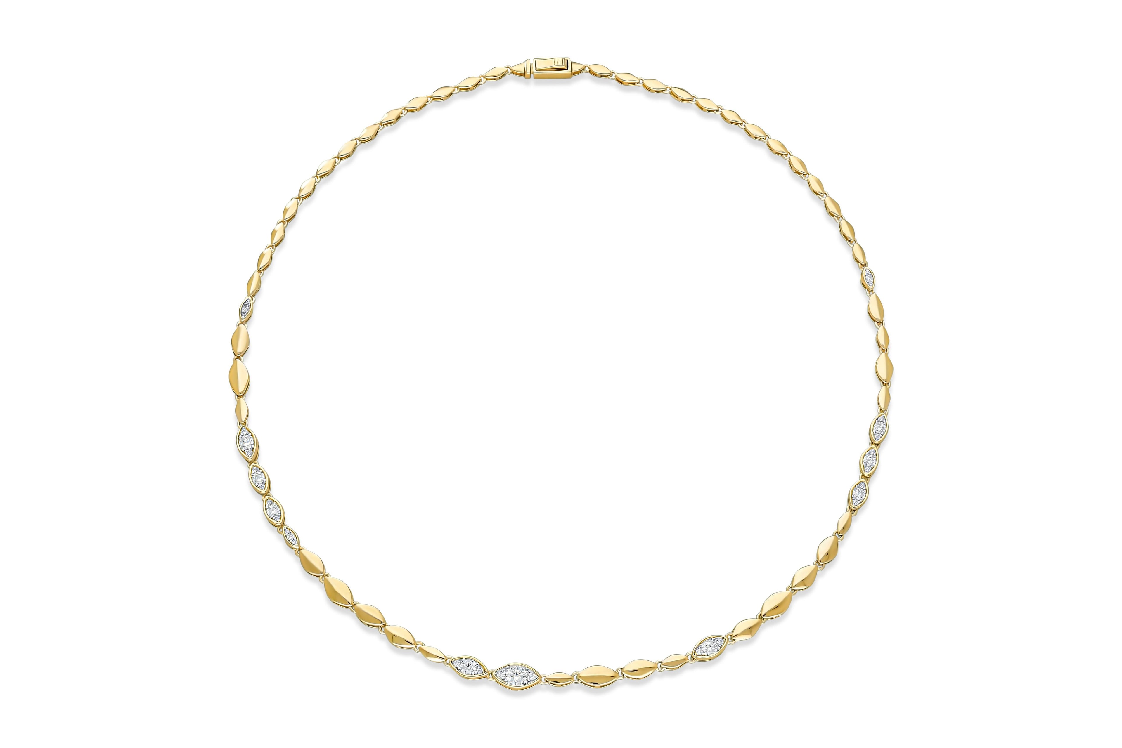 Ithal Oval Zirkon Taşlı Kolye