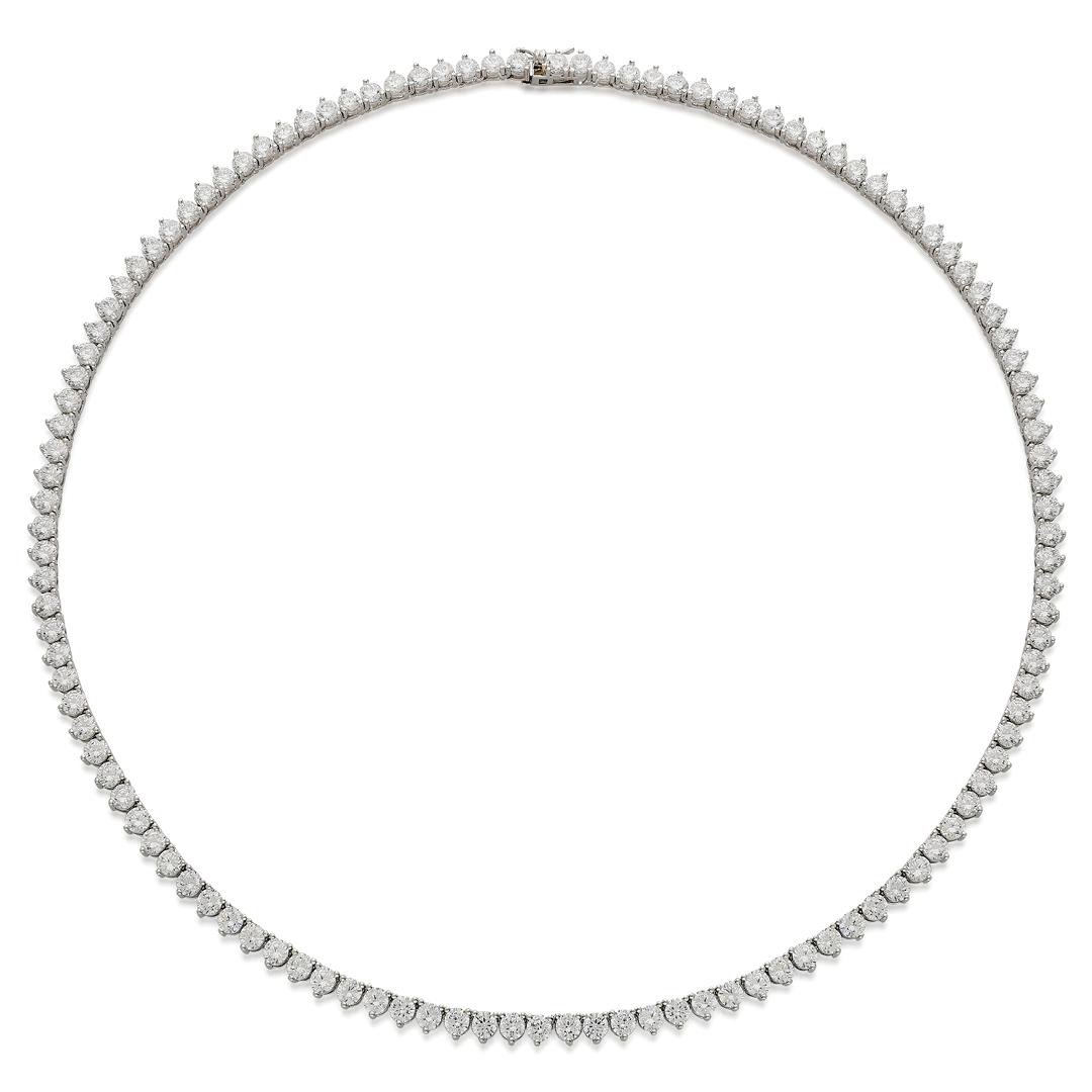 Pırlanta Montürlü Su Yolu Kolye