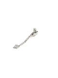 Single Dangle Earring with Oval Stone